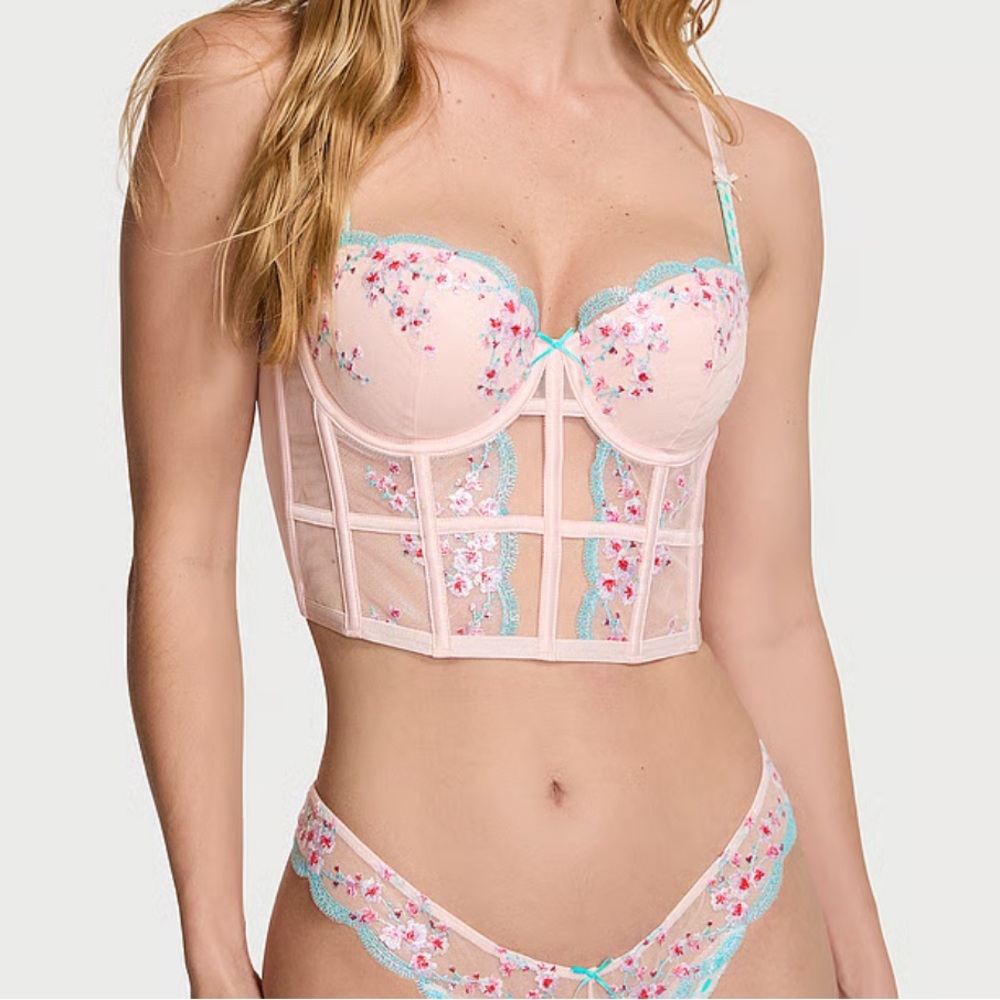 Victoria's Secret Cherry Blossom Corset size L